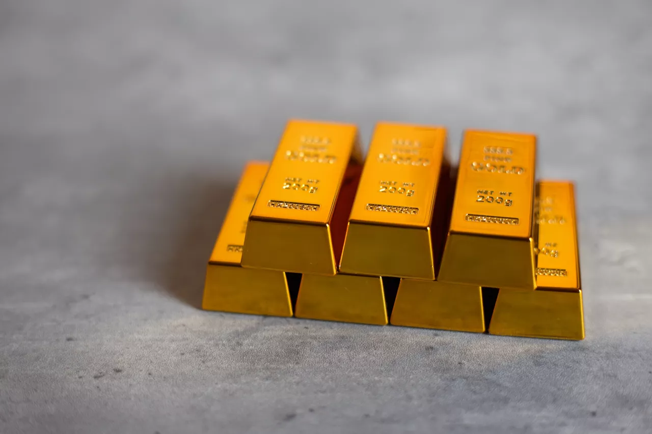 Goldbarren in Nahaufnahme als physische Wertanlage